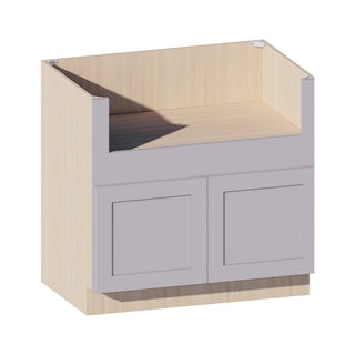 Lunar Gray - 36"W Farmhouse Sink Base Cabinet