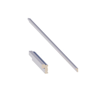 Lunar Gray - 2-1/4"W × 96"L Light Rail Molding