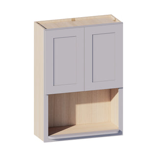 Lunar Gray - 30"W × 42"H Microwave Wall Cabinet