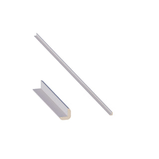 Lunar Gray - 3/4"W × 96"L Outside Corner Molding
