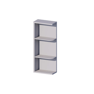 Lunar Gray - 6"W × 30"H Open Shelf Wall End Cabinet