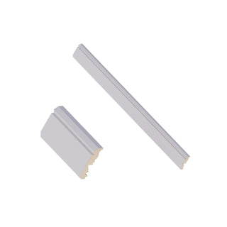 Lunar Gray - 3-5/16"W × 96"L Inset Crown Molding
