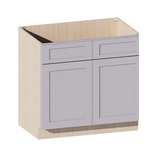 Lunar Gray - 36"W Sink Base Cabinet