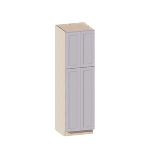 Lunar Gray - 24"W × 84"H Tall Pantry Cabinet