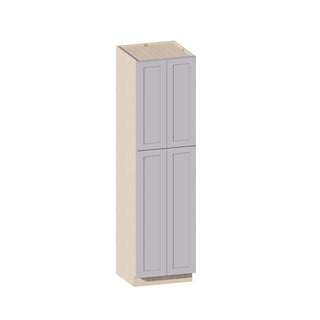 Lunar Gray - 24"W × 90"H Tall Pantry Cabinet