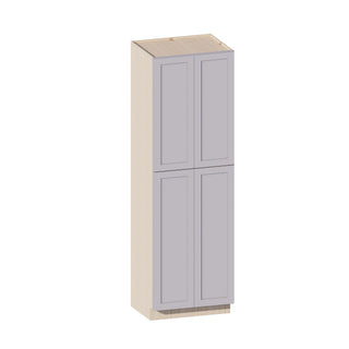 Lunar Gray - 30"W × 96"H Tall Pantry Cabinet