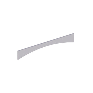 Lunar Gray - 6"W × 42"L Arched Valance