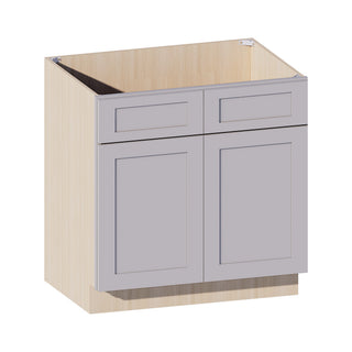 Lunar Gray - 33"W Vanity Sink Base Cabinet