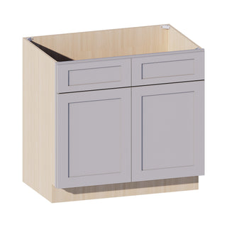 Lunar Gray - 36"W Vanity Sink Base Cabinet