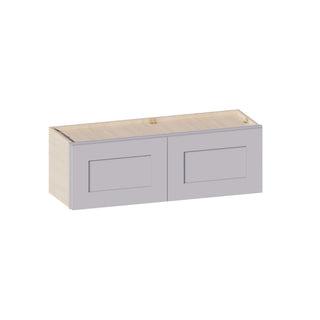 Lunar Gray - 36"W × 12"H Standard Wall Cabinet
