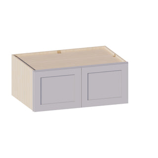 Lunar Gray - 36"W × 15"H Deep (24") Wall Bridge Cabinet