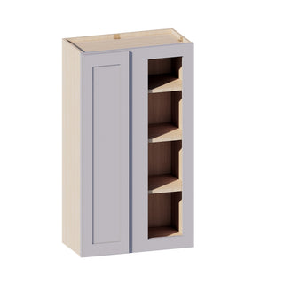 Lunar Gray - 24"W × 42"H Blind Corner Wall Cabinet