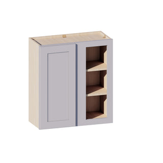 Lunar Gray - 27"W × 30"H Blind Corner Wall Cabinet