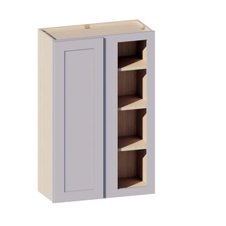 Lunar Gray - 27"W × 42"H Blind Corner Wall Cabinet