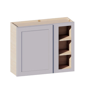 Lunar Gray - 36"W × 30"H Blind Corner Wall Cabinet