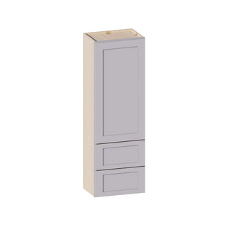 Lunar Gray - 18"W × 54"H Wall Tower Cabinet