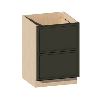 Slim Aston Green - 24"W Drawer Base Cabinet