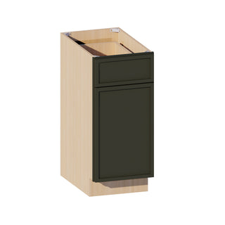Slim Aston Green - 15"W Standard Base Cabinet