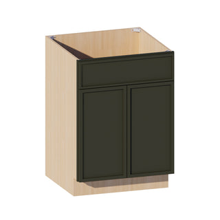 Slim Aston Green - 24"W Standard Base Cabinet