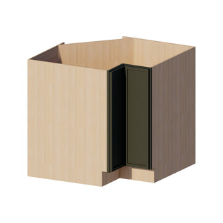 Slim Aston Green - 36"W Lazy Susan Base Cabinet