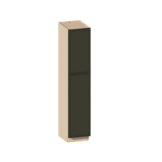 Slim Aston Green - 18"W × 90"H Tall Pantry Cabinet