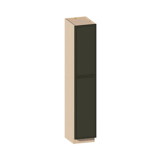 Slim Aston Green - 18"W × 96"H Tall Pantry Cabinet