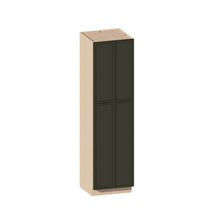 Slim Aston Green - 30"W × 84"H Tall Pantry Cabinet