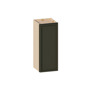 Slim Aston Green - 12"W × 30"H Standard Wall Cabinet
