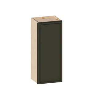 Slim Aston Green - 15"W × 36"H Standard Wall Cabinet