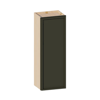 Slim Aston Green - 15"W × 42"H Standard Wall Cabinet