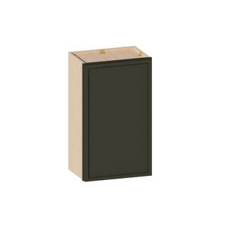 Slim Aston Green - 18"W × 30"H Standard Wall Cabinet