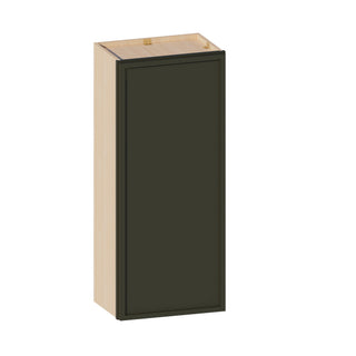 Slim Aston Green - 18"W × 42"H Standard Wall Cabinet