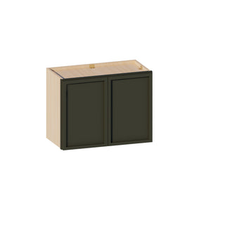 Slim Aston Green - 24"W × 18"H Standard Wall Cabinet