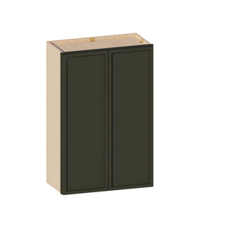 Slim Aston Green - 24"W × 36"H Standard Wall Cabinet