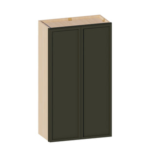 Slim Aston Green - 24"W × 42"H Standard Wall Cabinet