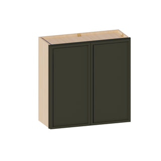Slim Aston Green - 30"W × 30"H Standard Wall Cabinet