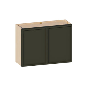 Slim Aston Green - 33"W × 24"H Standard Wall Cabinet