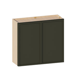 Slim Aston Green - 33"W × 30"H Standard Wall Cabinet