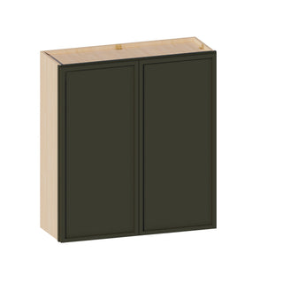 Slim Aston Green - 33"W × 36"H Standard Wall Cabinet