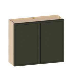 Slim Aston Green - 36"W × 30"H Standard Wall Cabinet
