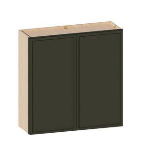 Slim Aston Green - 36"W × 36"H Standard Wall Cabinet