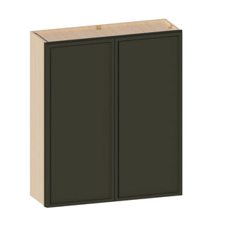 Slim Aston Green - 36"W × 42"H Standard Wall Cabinet