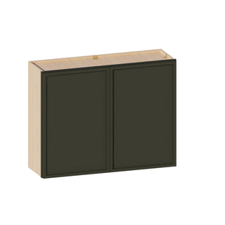 Slim Aston Green - 39"W × 30"H Standard Wall Cabinet