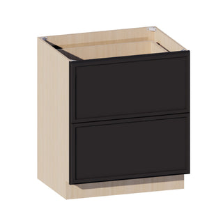 Slim Iron Black - 30"W Drawer Base Cabinet