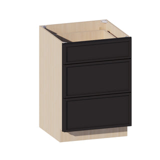 Slim Iron Black - 24"W Vanity Drawer Base Cabinet