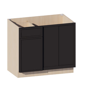 Slim Iron Black - 39"W Blind Corner Base Cabinet