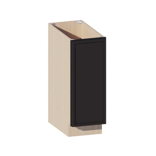 Slim Iron Black - 12"W Full-Height Door Base Cabinet
