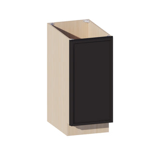 Slim Iron Black - 15"W Full-Height Door Base Cabinet