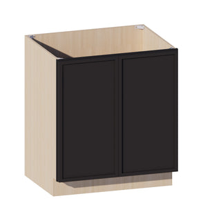 Slim Iron Black - 30"W Full-Height Door Base Cabinet