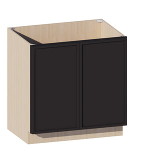 Slim Iron Black - 33"W Full-Height Door Base Cabinet